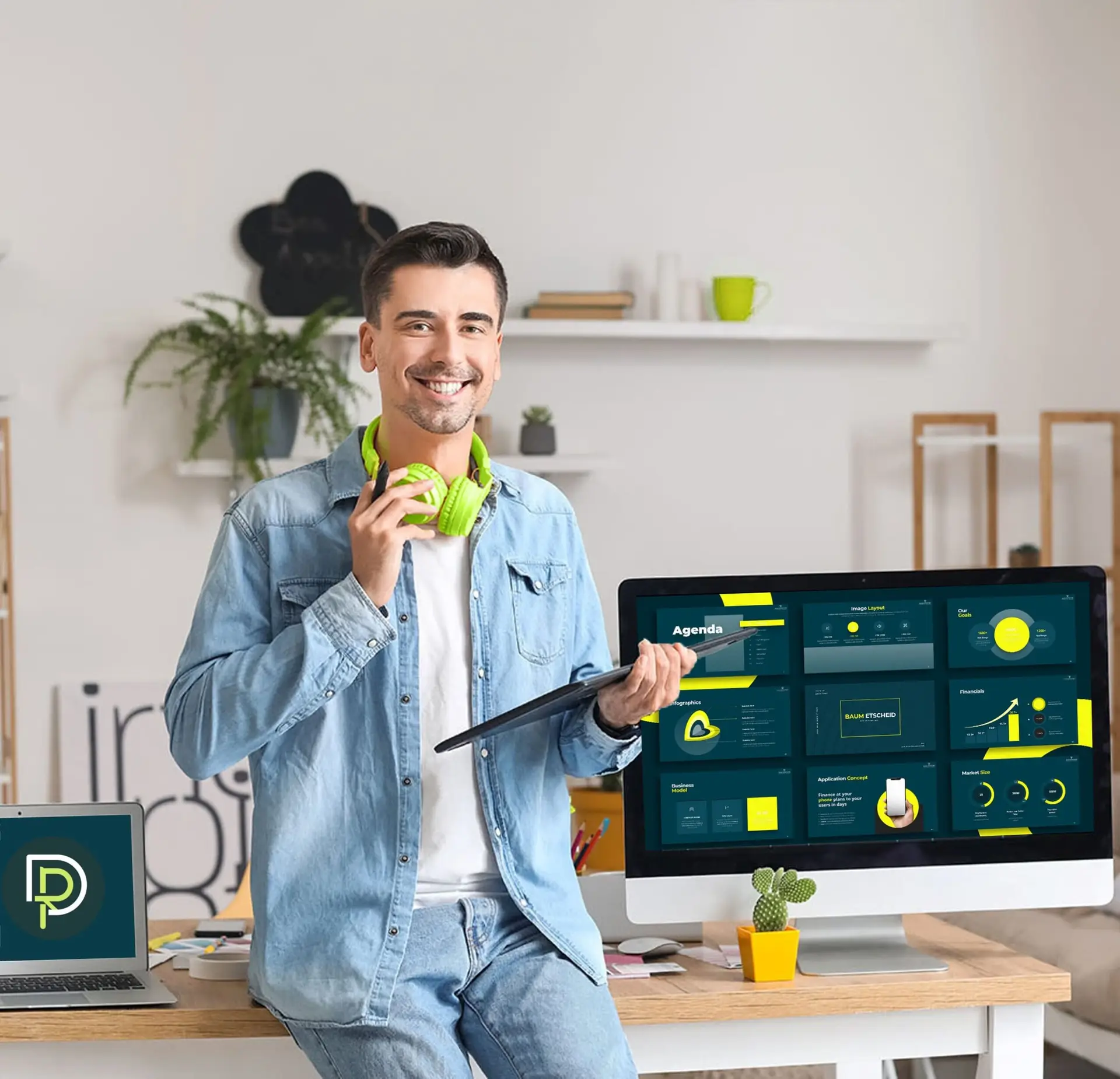 Powerpoint presentation designer graphics designer ppt expert presentationredesign waseem100